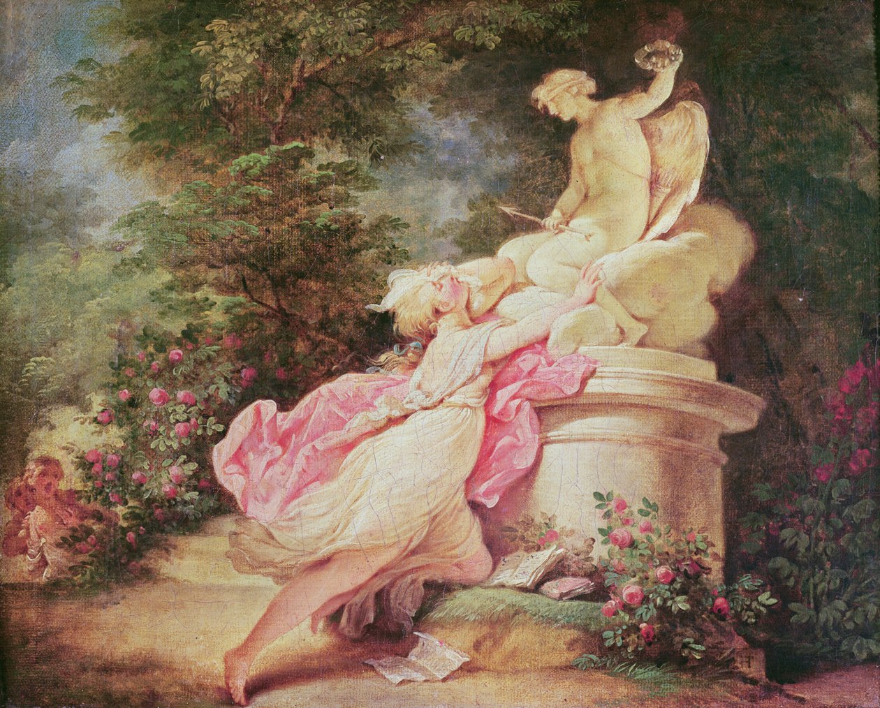 Aşkın ızdırabı by Jean Honore Fragonard