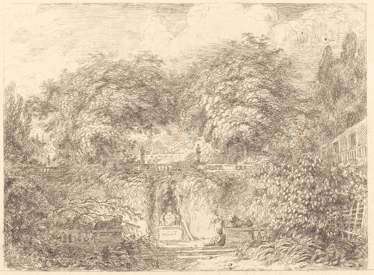 Küçük Park (Le petit parc) by Jean Honore Fragonard