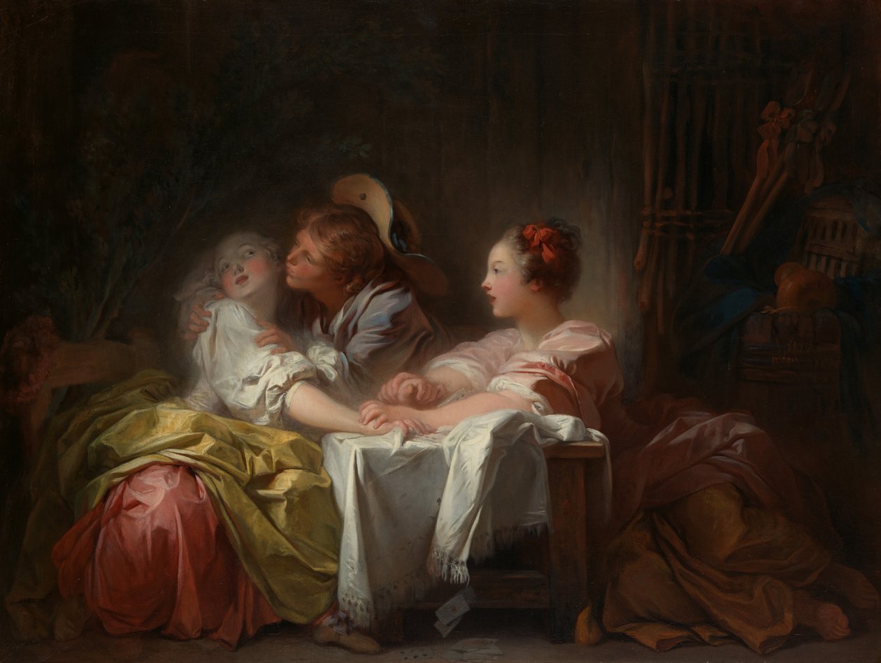 Çalınan Öpücük, c.1760 by Jean Honore Fragonard
