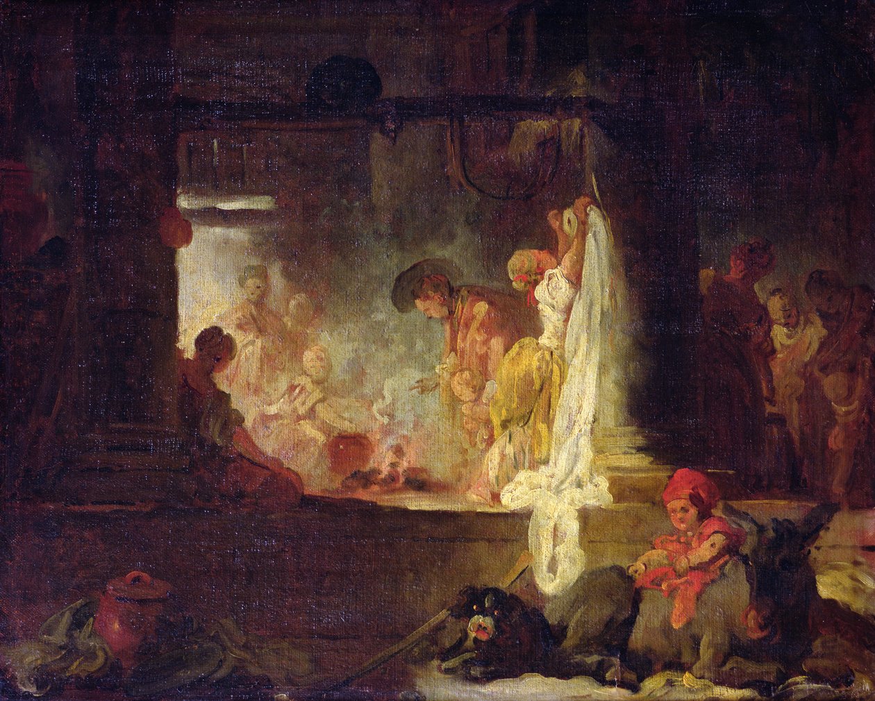 Çamaşırcı Kadınlar, c.1759 by Jean Honore Fragonard