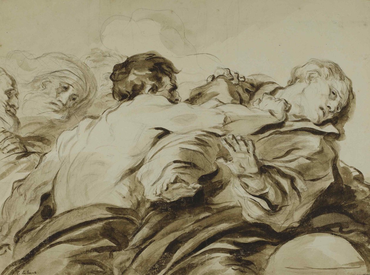 Saldırı, 1770. by Jean Honore Fragonard
