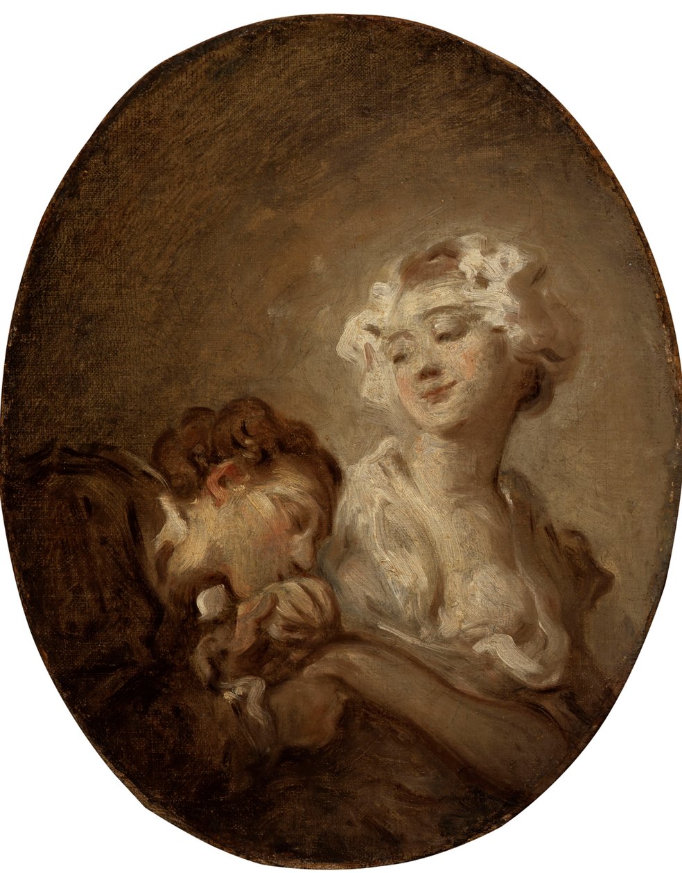 Koket ve gençlik. by Jean Honore Fragonard