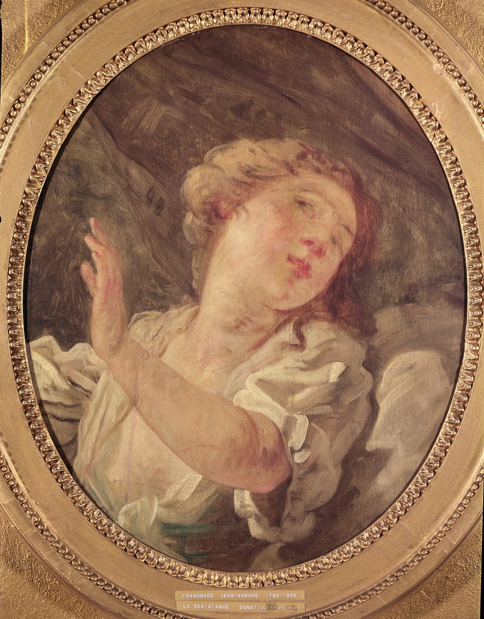 Genç Kadın Geri Dönüyor veya, La Resistance by Jean Honore Fragonard