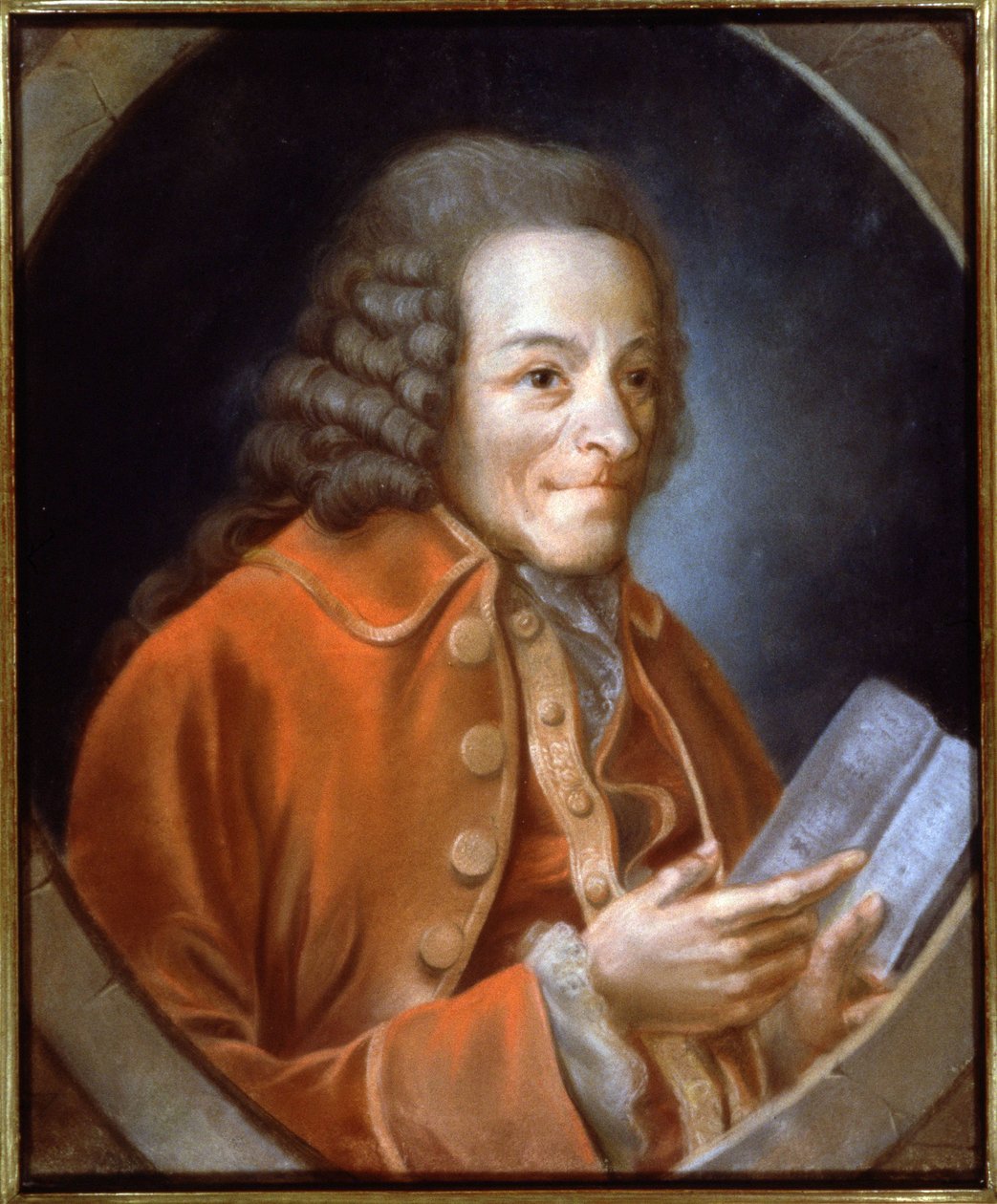Voltaire, yak. 1770-1775 (resim) by Jean Huber