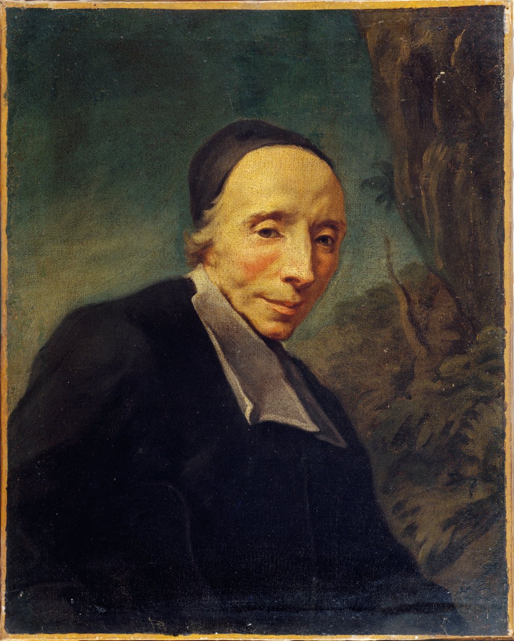 Başrahip Firmin Tournus#39;un Portresi (1672-1733) (tuval üzerine yağlıboya) by Jean II Restout