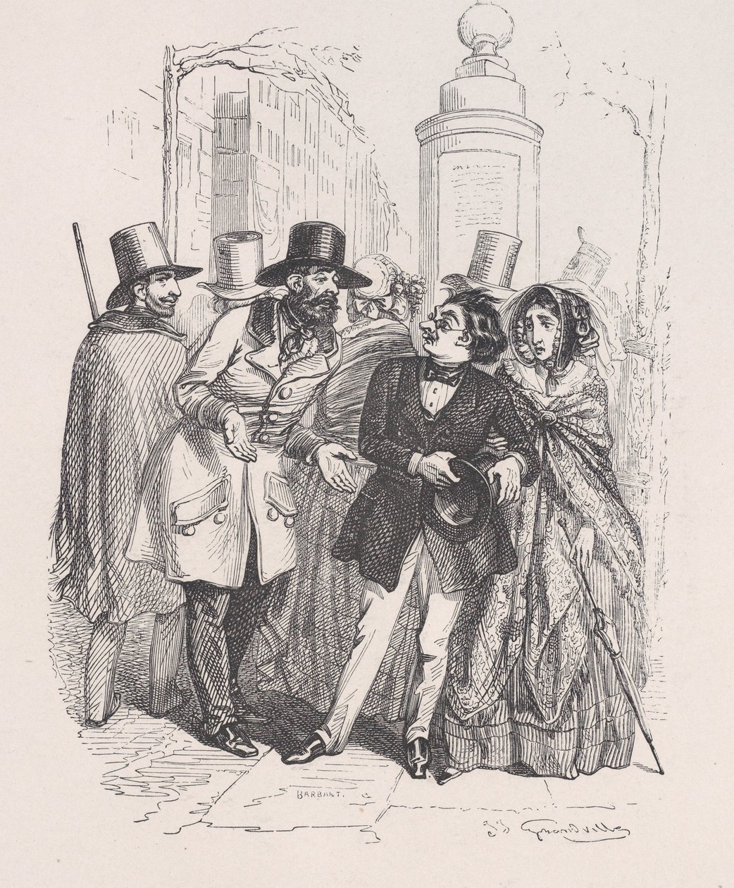 Şapkalarını düşürürsen, biri seni üç yıl boyunca suçlayabilir. Küçük M..., 1843