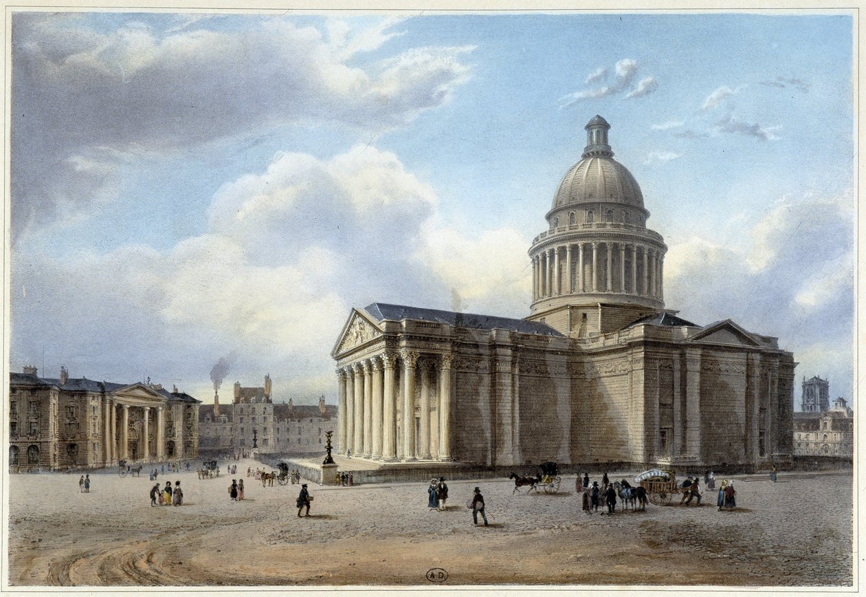 Pantheon - Jacottet ve Benoist tarafından tasarlanan “Paris