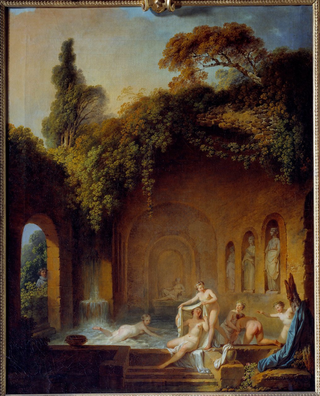 Perilerin banyosu Jean Jacques Francois Barbier l
