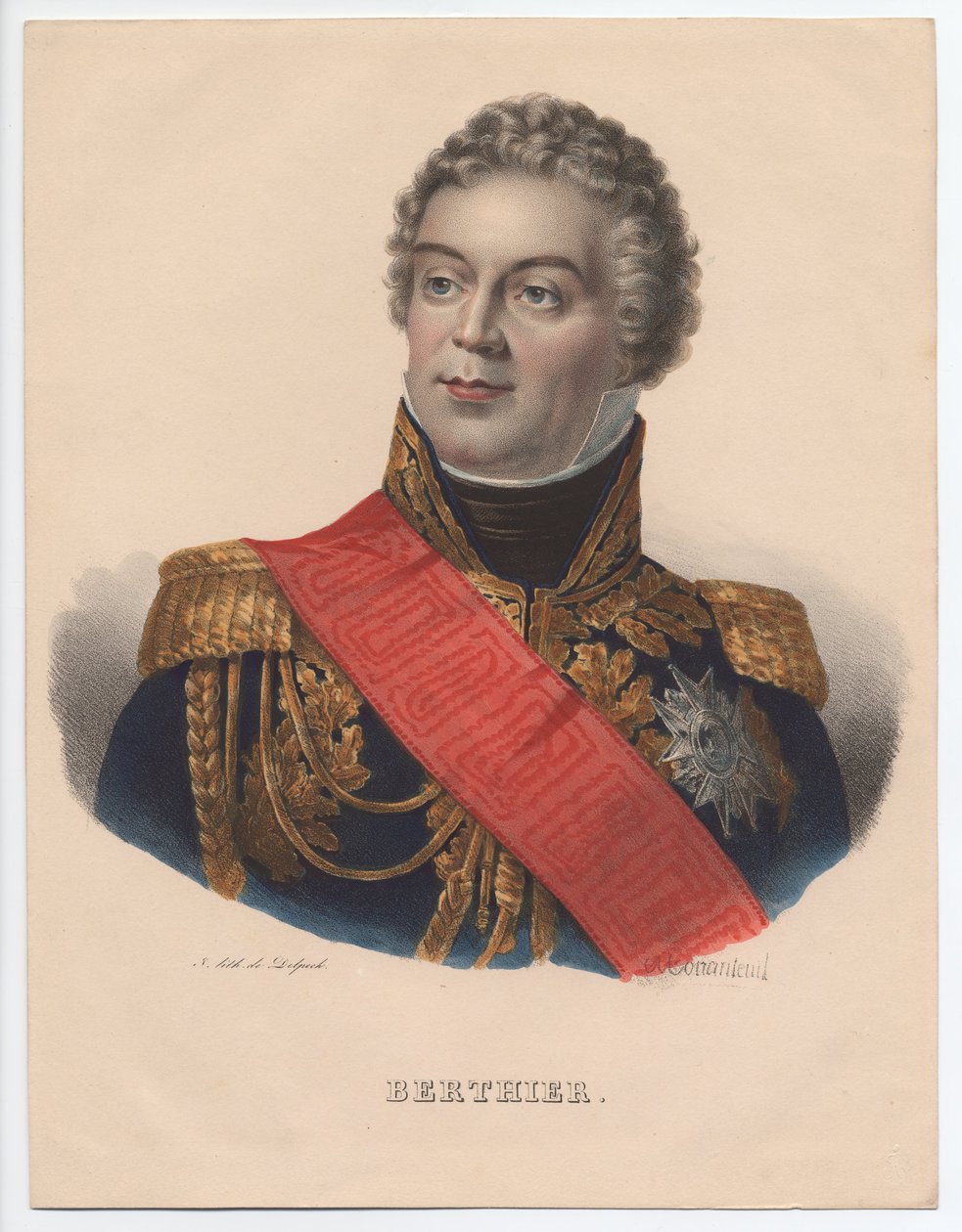 Louis-Alexandre Berthier 1753-1815, Wagram Prensi, Neuchâtel Prensi, 1835 by Jean Jacques Francois Monanteuil