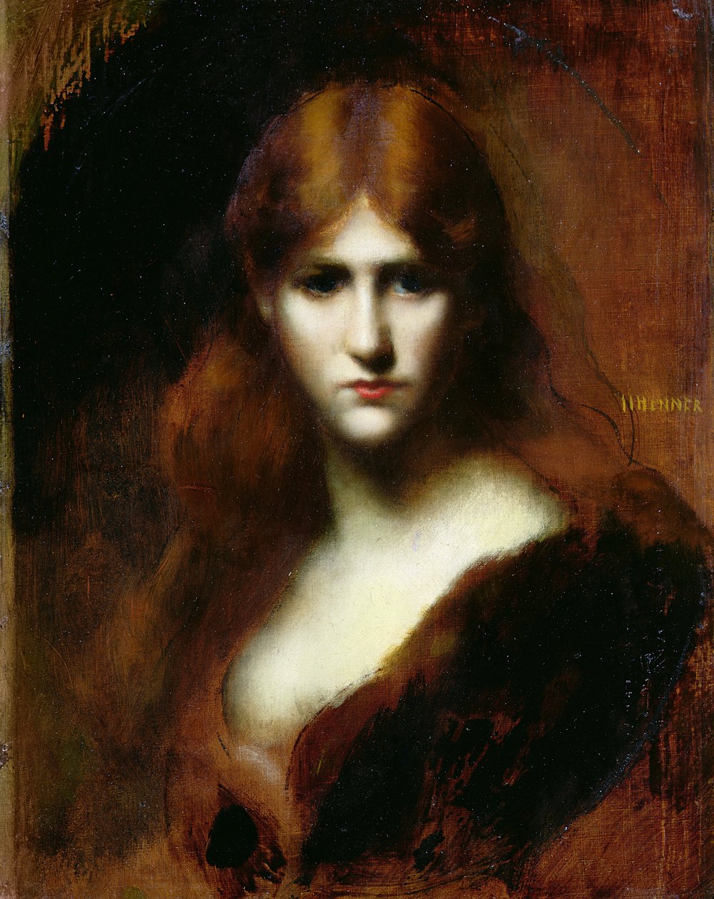 Bir Kadının Portresi by Jean Jacques Henner