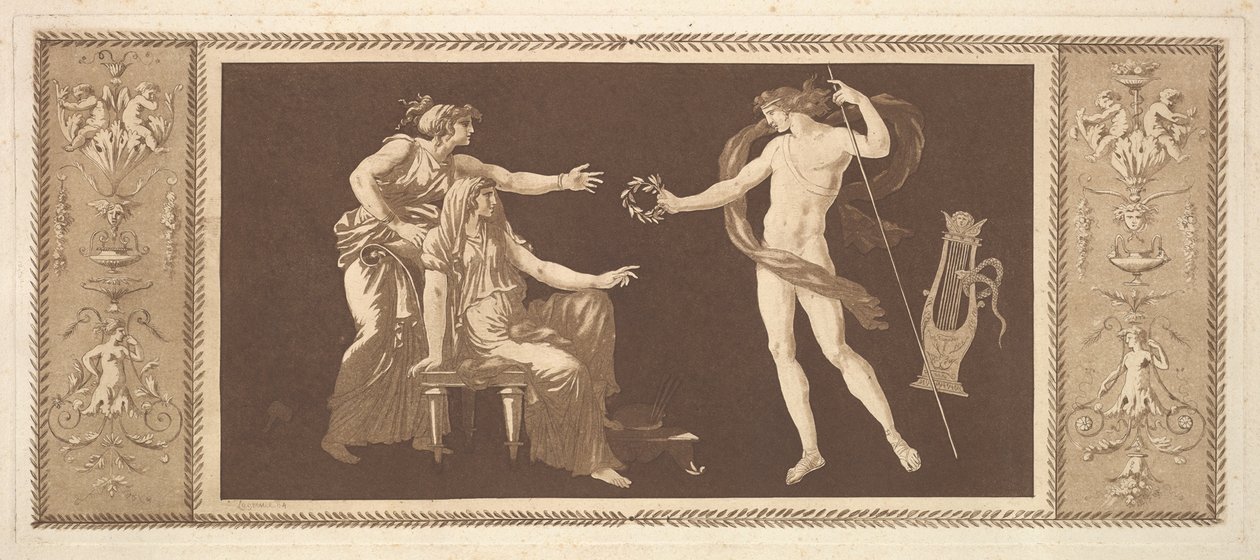 Apollon sanatı taçlandırıyor Apollon Sanatları taçlandırıyor, Recueil de Different Compositions