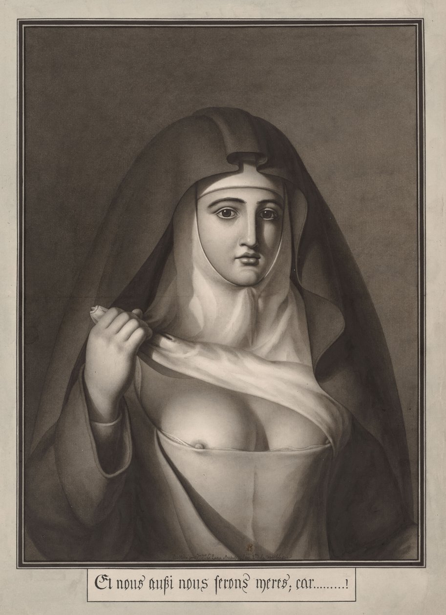 Ve biz de anne olacağız çünkü...!, 1794. by Jean Jacques Lequeu