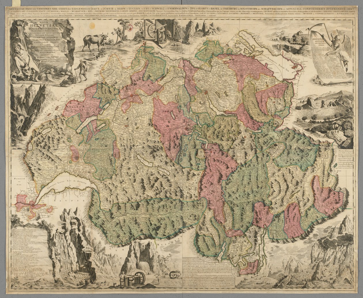 Reform dini Tigurina, Bernens, Glarus, Basiliensis, Scaphusiana, Cellana Abbot, c.1712