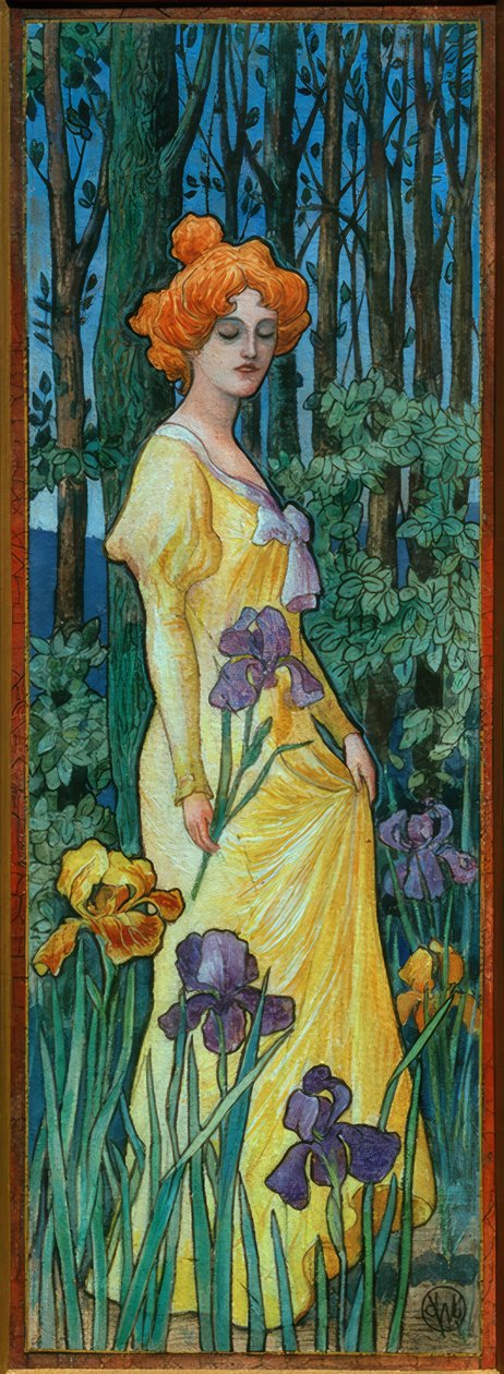 iris olan kadın by Jean Jacques Waltz