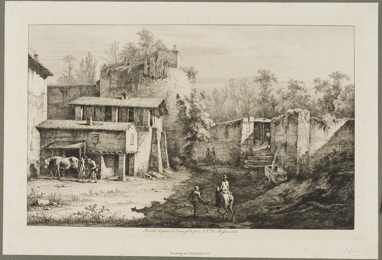 Binici ve Demirci ile Manzara by Jean Jacques de Boissieu