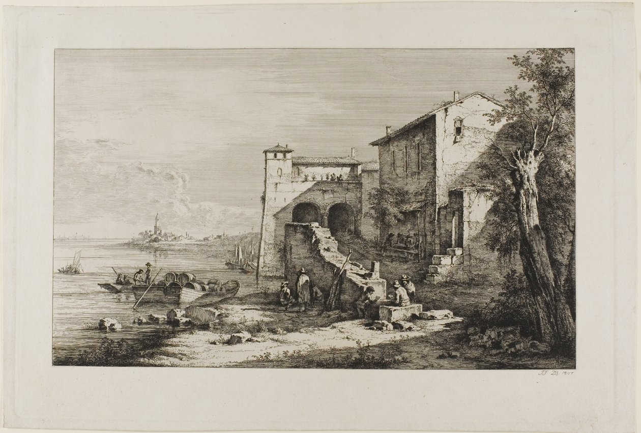 Eski Gümrük Binası, Roma by Jean Jacques de Boissieu