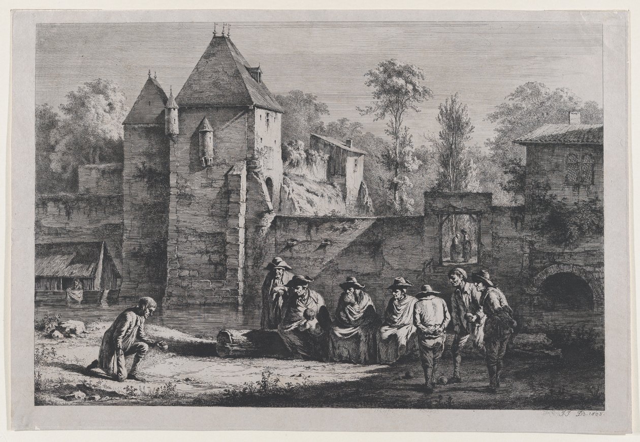 Vaise Eski Kapısı, Lyon, 1803. by Jean Jacques de Boissieu