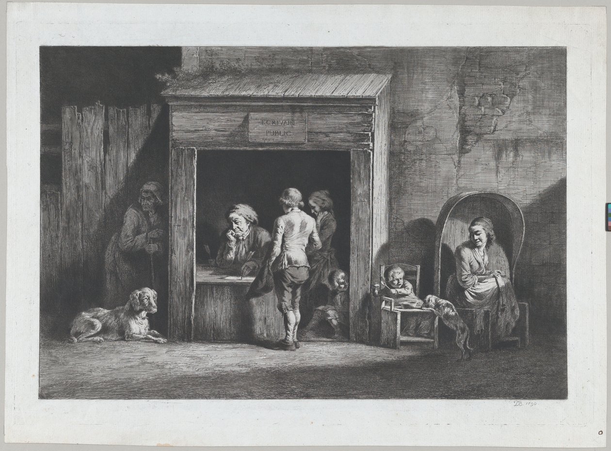 Kamu Kâtibi, 1790. by Jean Jacques de Boissieu