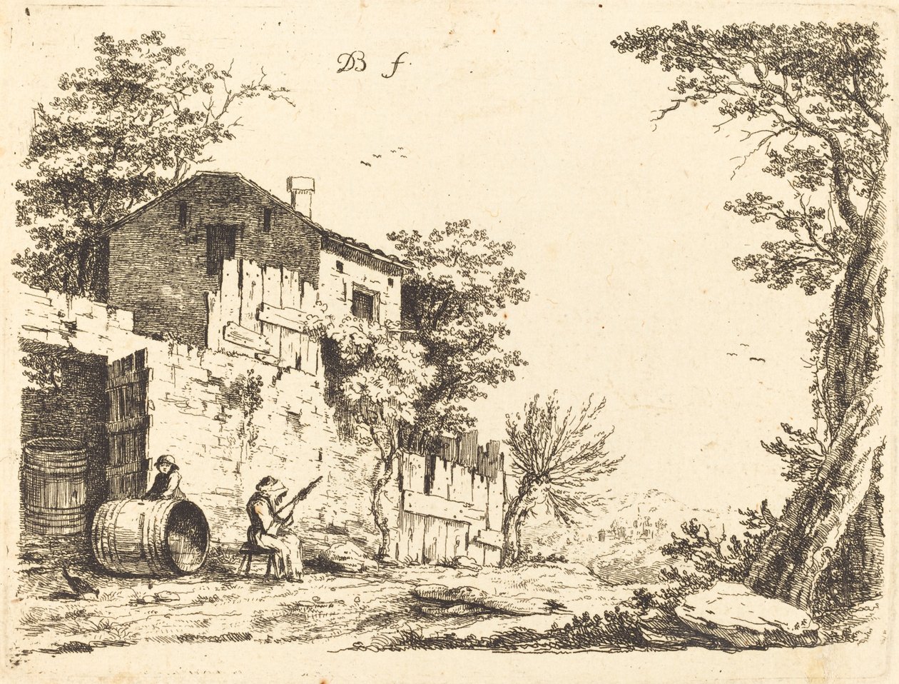 İplikçi by Jean Jacques de Boissieu