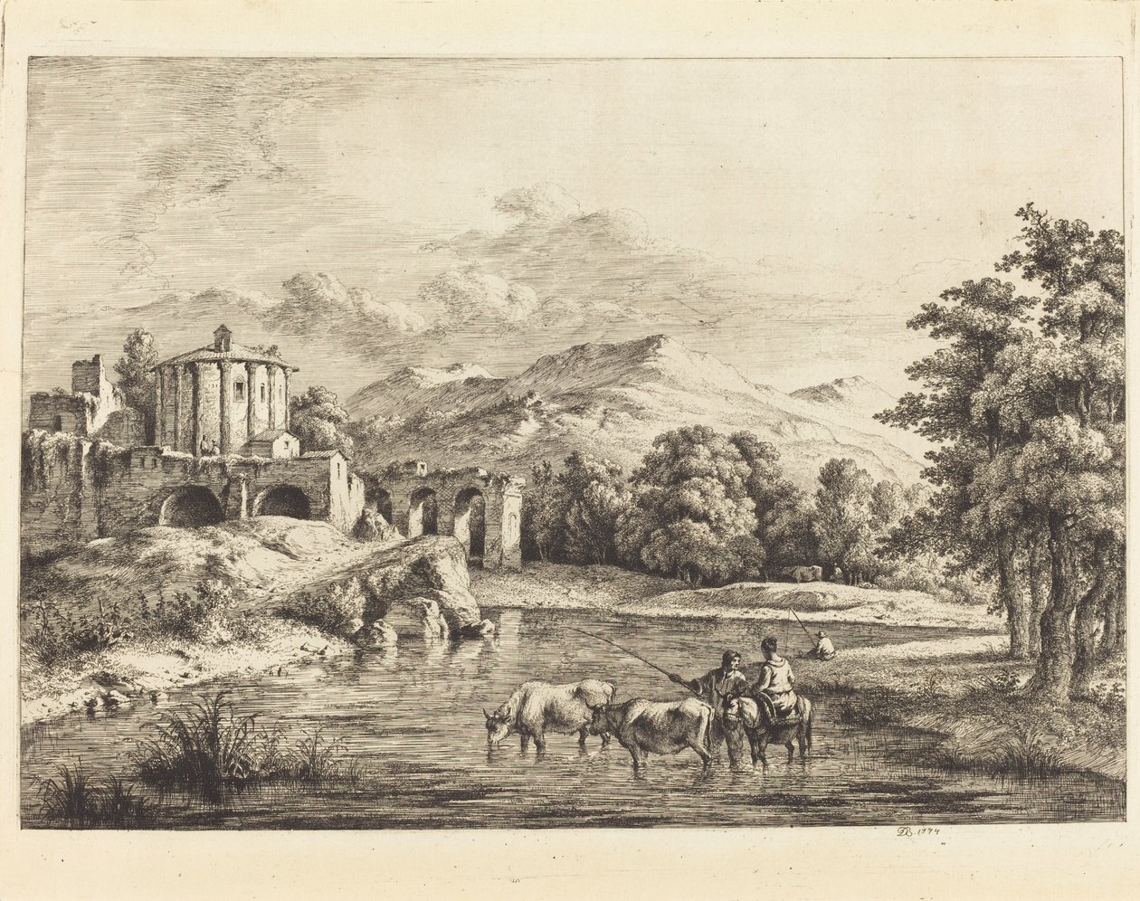 Vesta Tapınağı by Jean Jacques de Boissieu