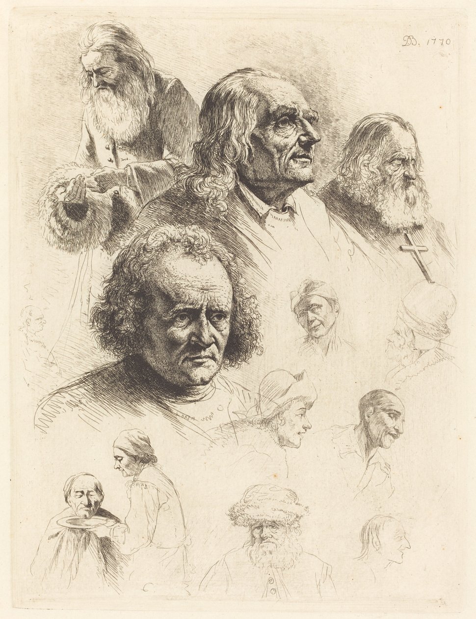 Kafaların On Üç Çalışması by Jean Jacques de Boissieu