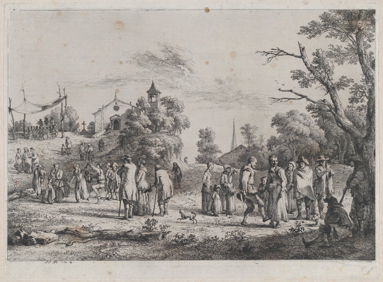 Köy Festivali, 1773. by Jean Jacques de Boissieu