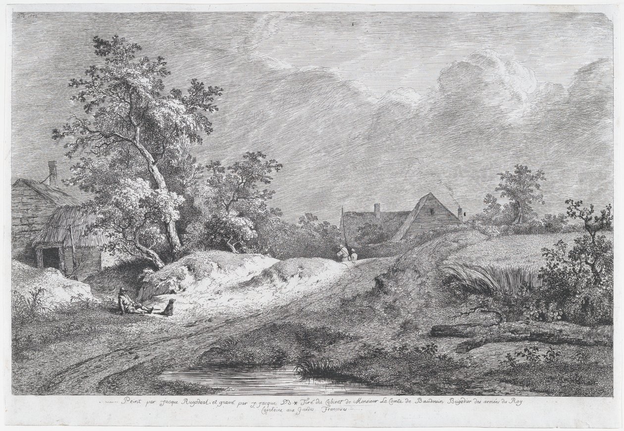 Buğday Tarlası, 1772. by Jean-Jacques de Boissieu