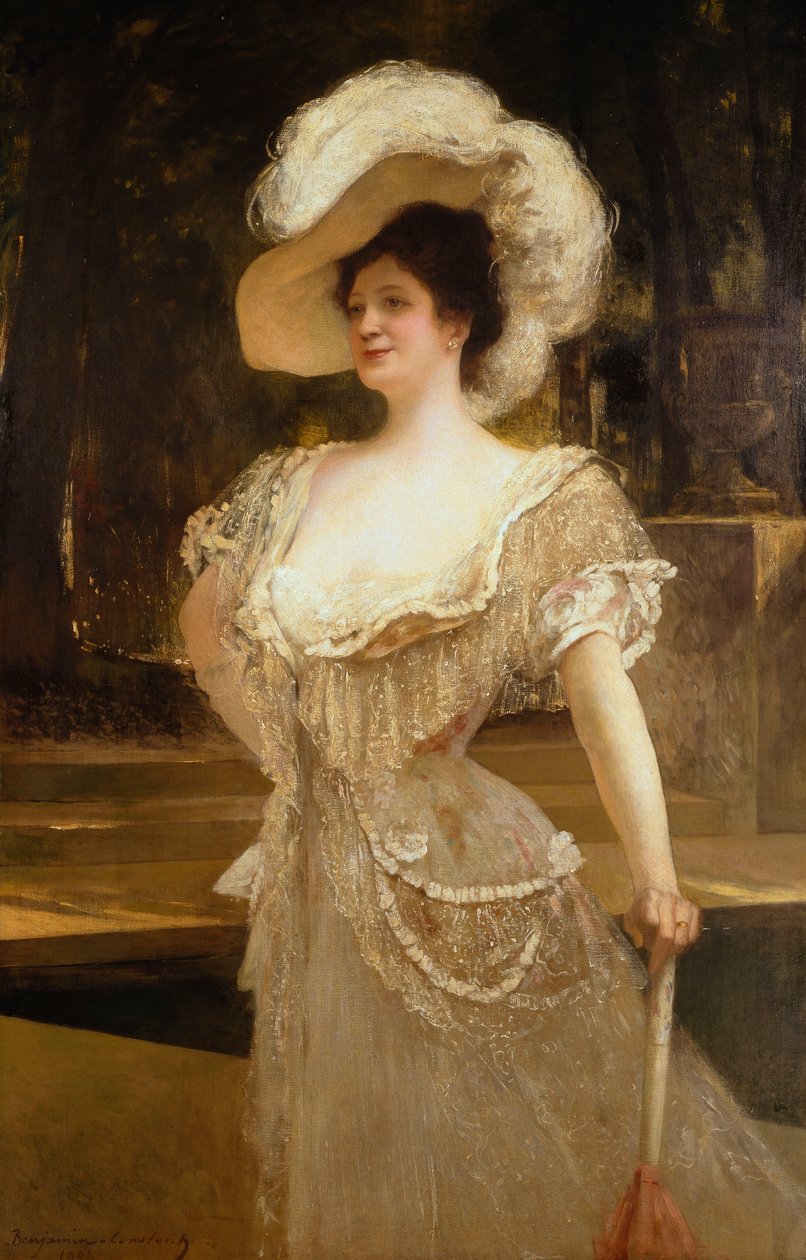 Bayan Portresi, 1901 by Jean Joseph Benjamin Constant