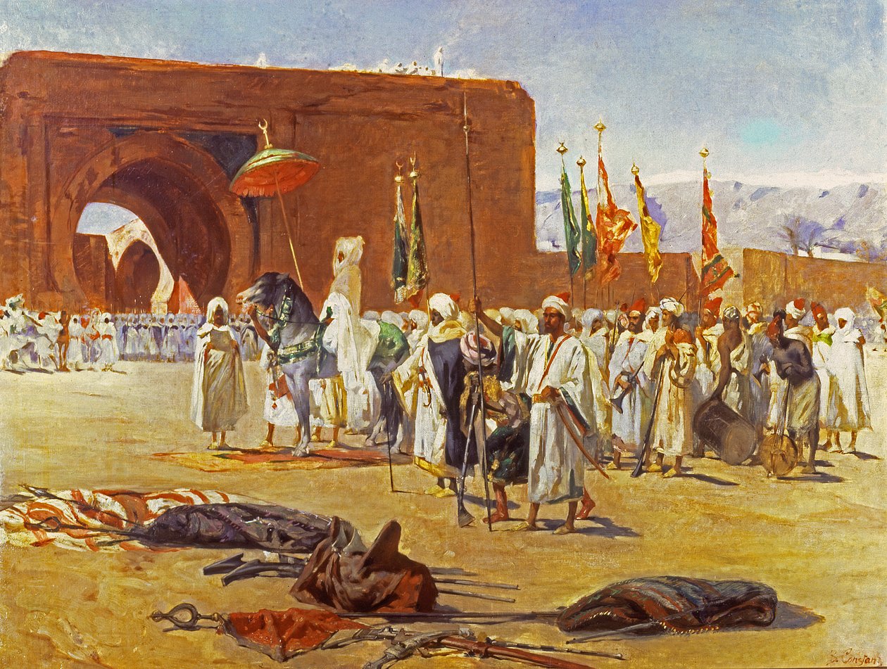 Mağribi alayı by Jean Joseph Benjamin Constant
