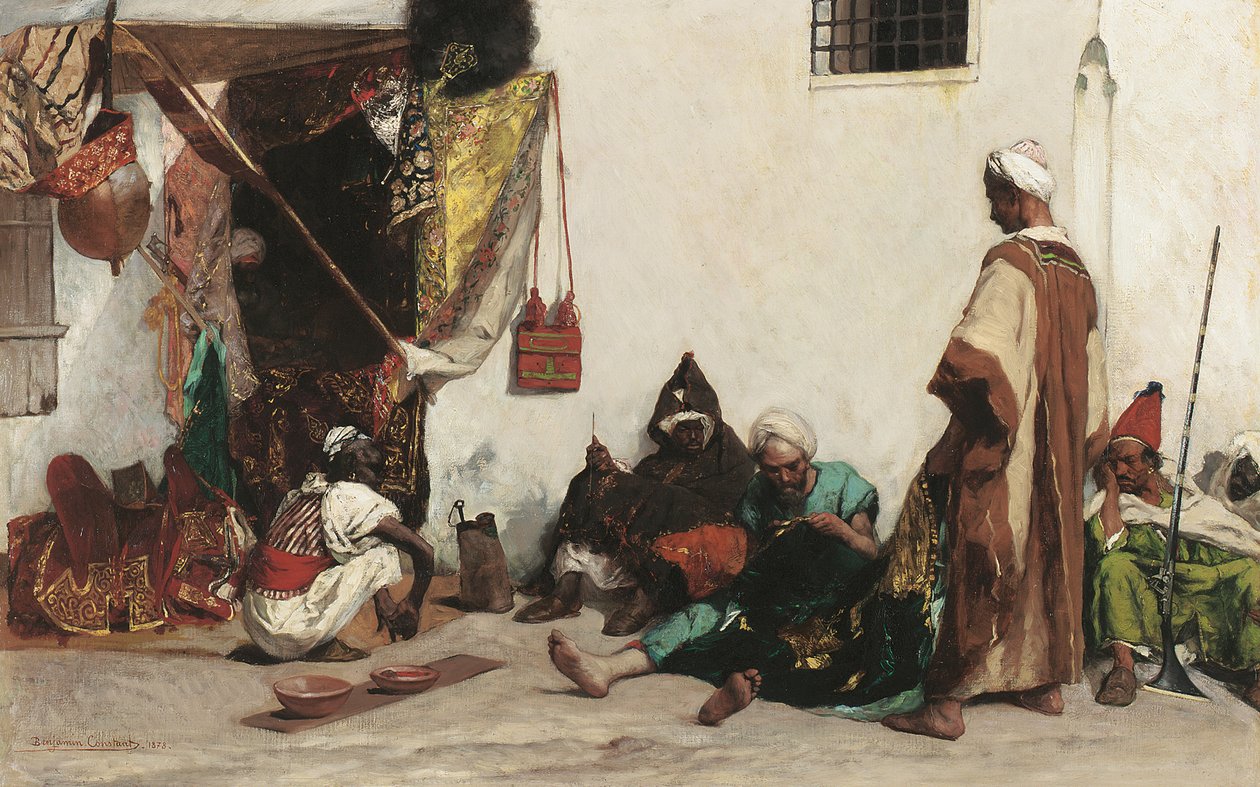 Terzinin Dükkanı, 1878 by Jean Joseph Benjamin Constant