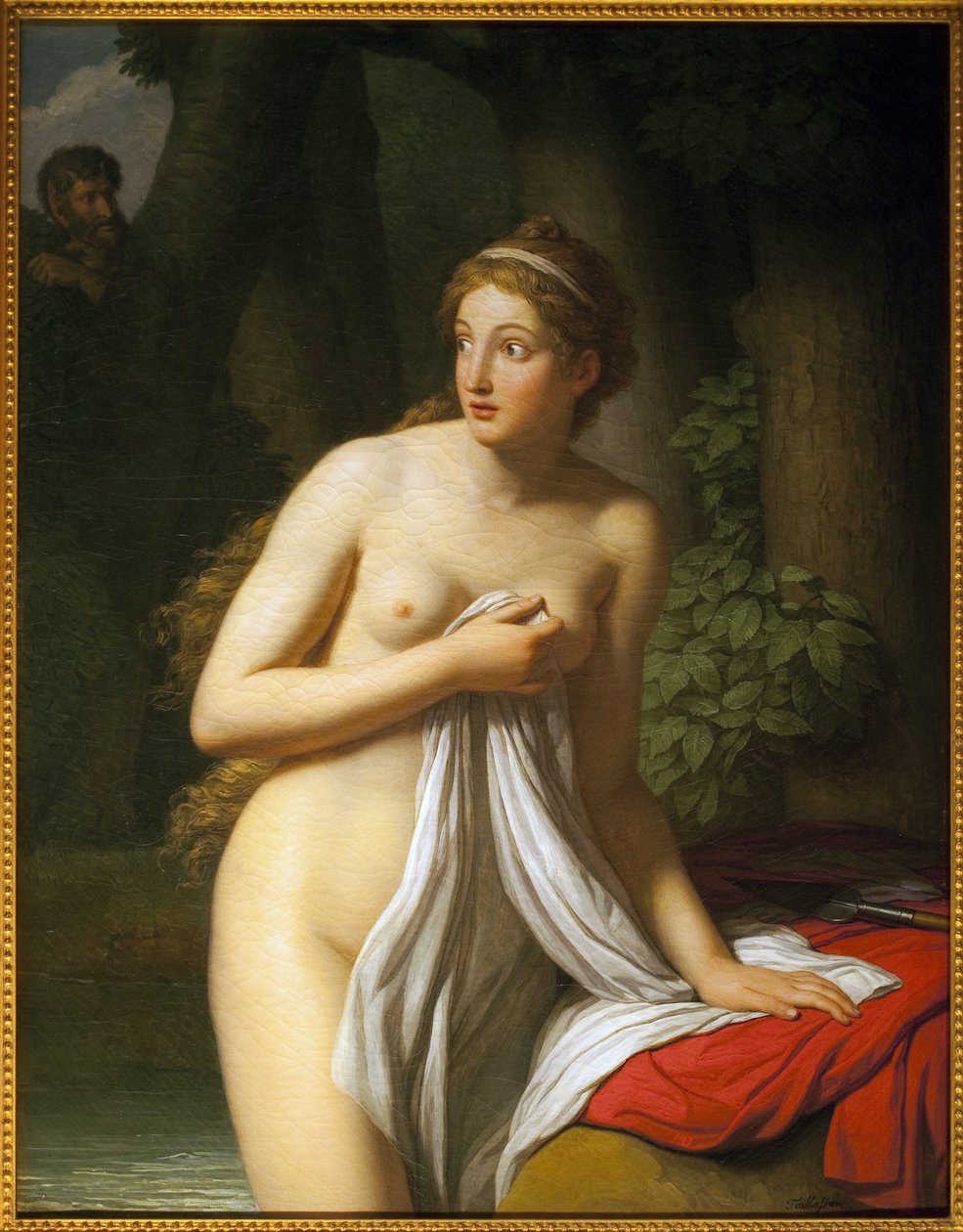 Sürpriz peri. Jean Joseph Taillasson (1745-1809), Tuval Üzerine Yağlıboya Tablo. 18. yüzyıl Fransız sanatı. Toulouse Güzel Sanatlar Müzesi. by Jean Joseph Taillasson