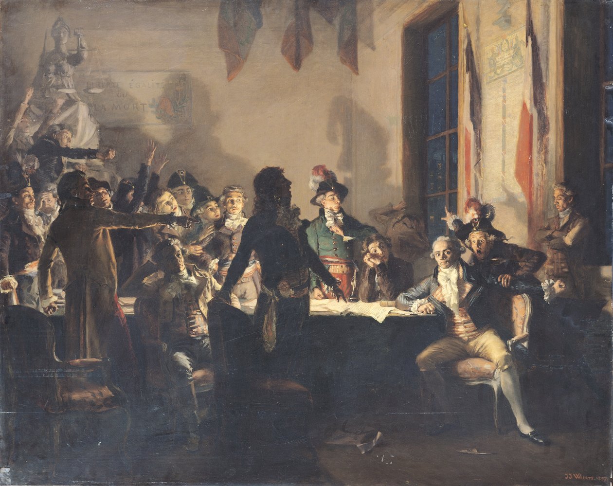 8. ve 9. Thermidor Gecesi, 27-28 Temmuz 1794 by Jean Joseph Weerts