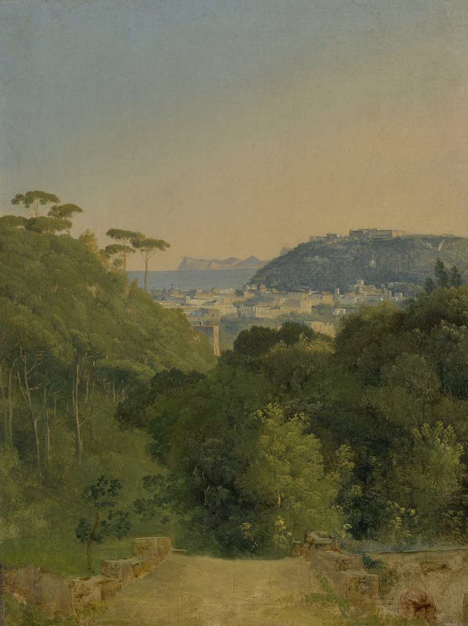 Napoli Körfezi manzarası by Jean Joseph Xavier Bidauld
