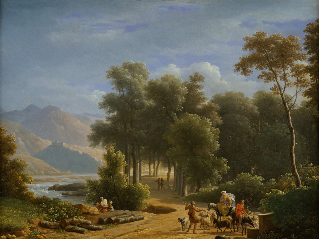 ಲ್ಯಾಂಡ್‌ಸ್ಕೇಪ್, 1808 ಟರ್ಕ್ by Jean Joseph Xavier Bidauld