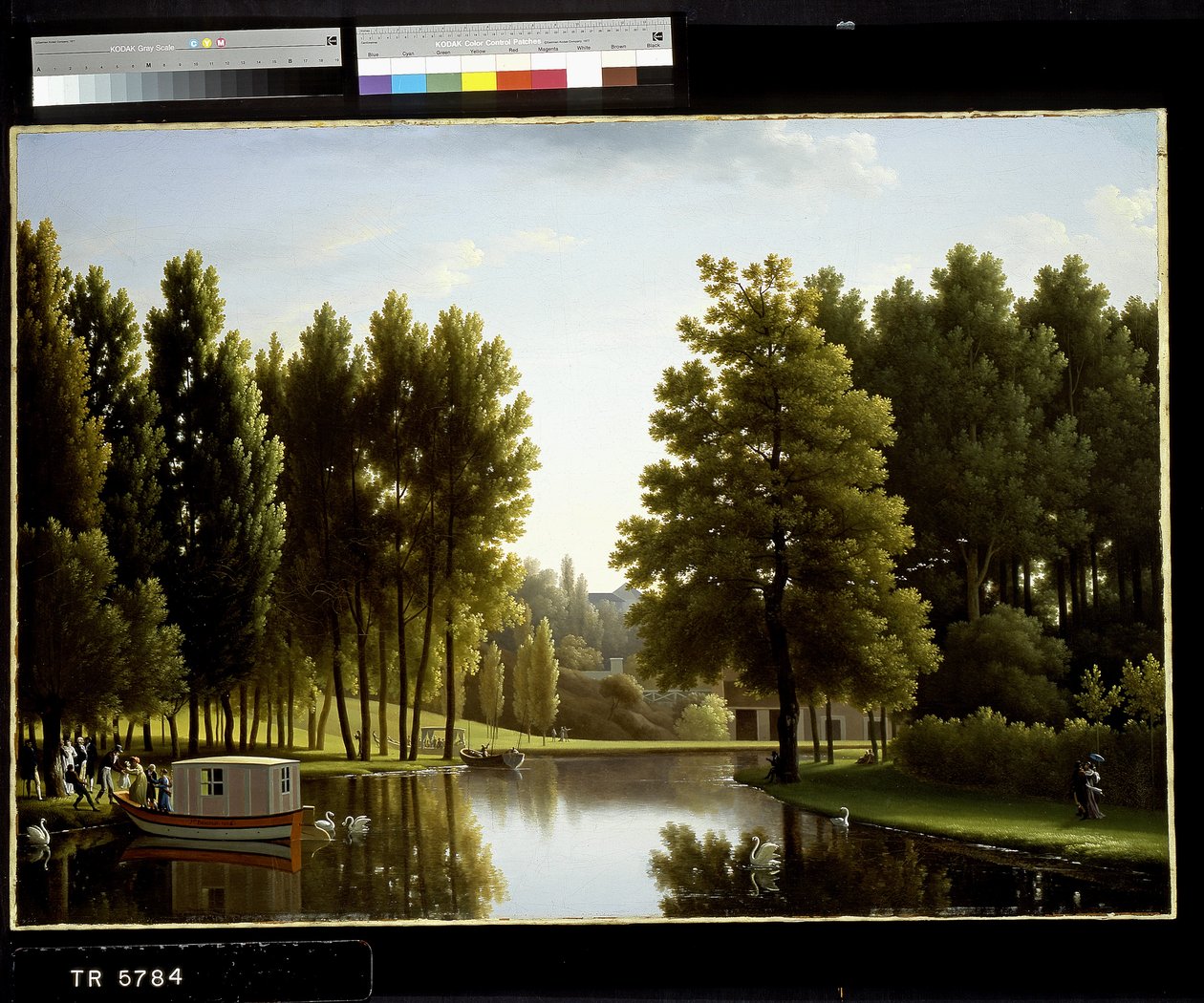 Mortefontaine'deki Park (tuval üzerine yağlıboya) by Jean Joseph Xavier Bidauld