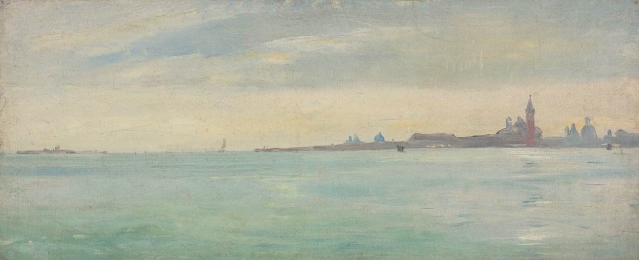 Halk Bahçesinden Görülen Venedik by Jean Jules Antoine Lecomte du Nouy