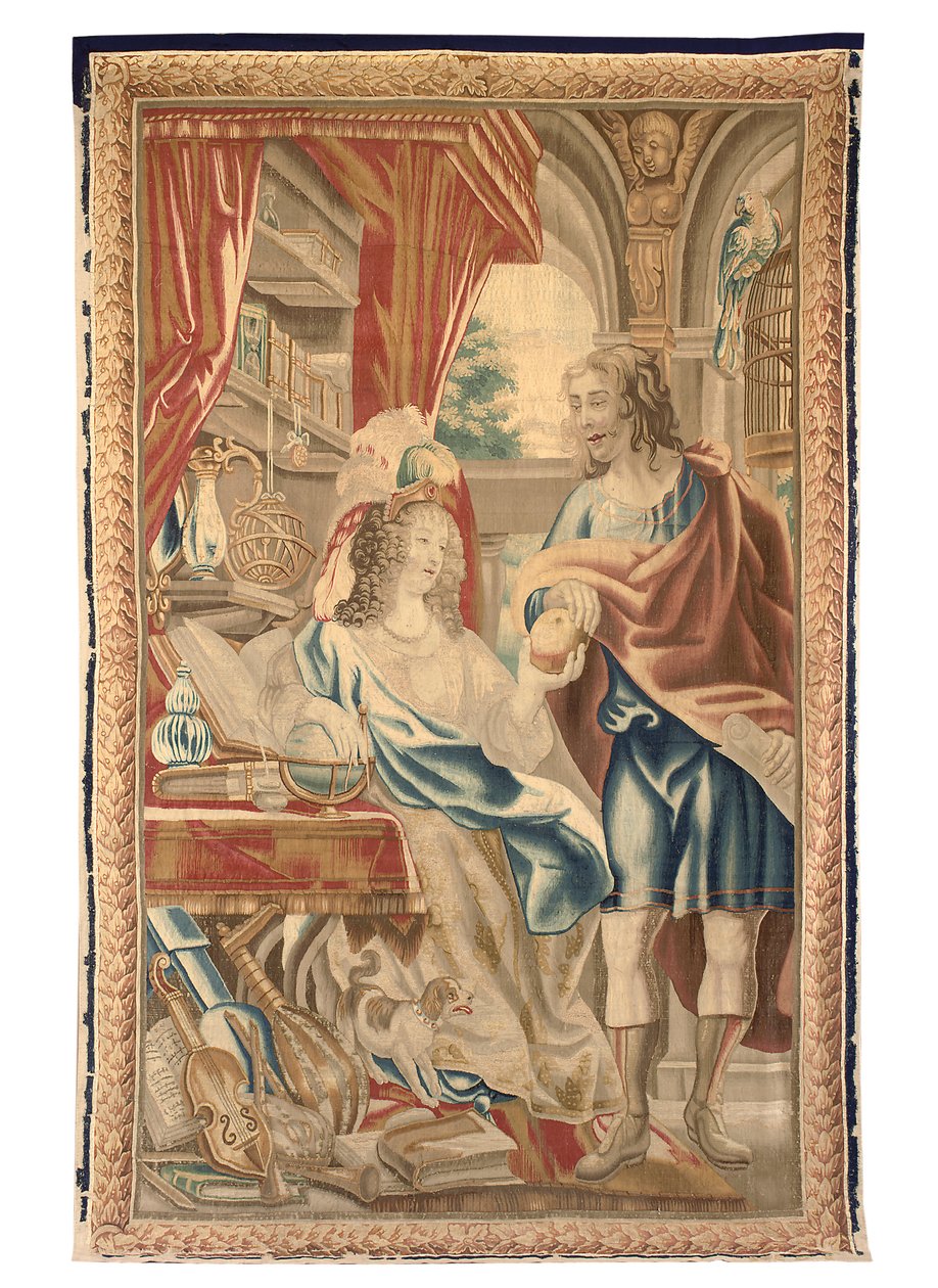 Altılı setten Brüksel goblen, c.1650 (yün ve ipek) by Jean Le and Eggermans Daniel II Clerc