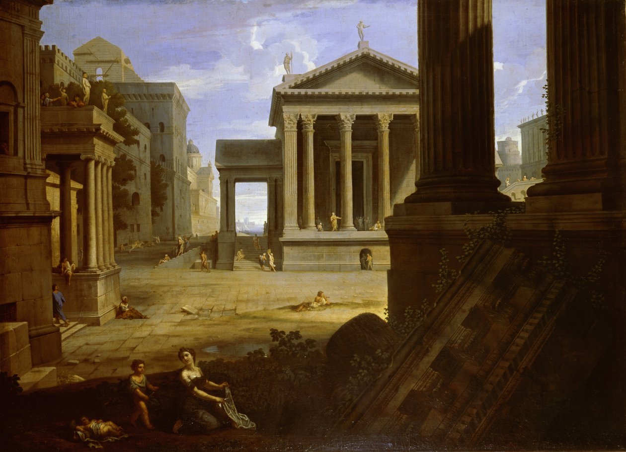 Antik Kent Meydanı, 1630'ların Sonu by Jean Le Maire