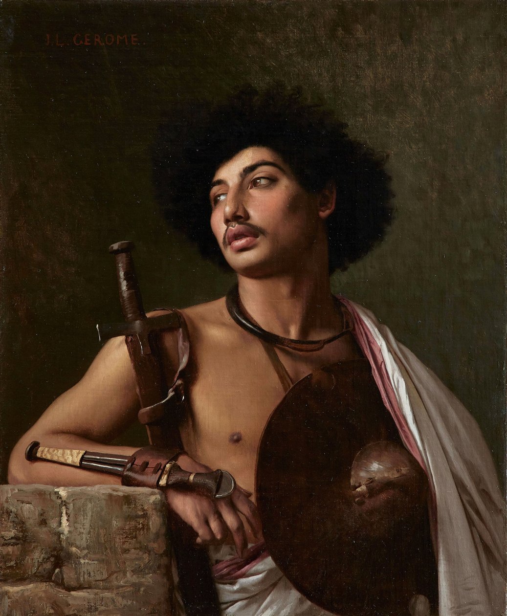 Bischari Savaşçısı by Jean Leon Gerome