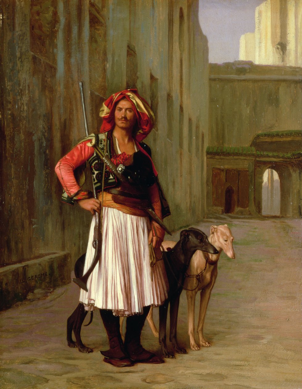 Kahire Arnaut, 1871 by Jean Leon Gerome