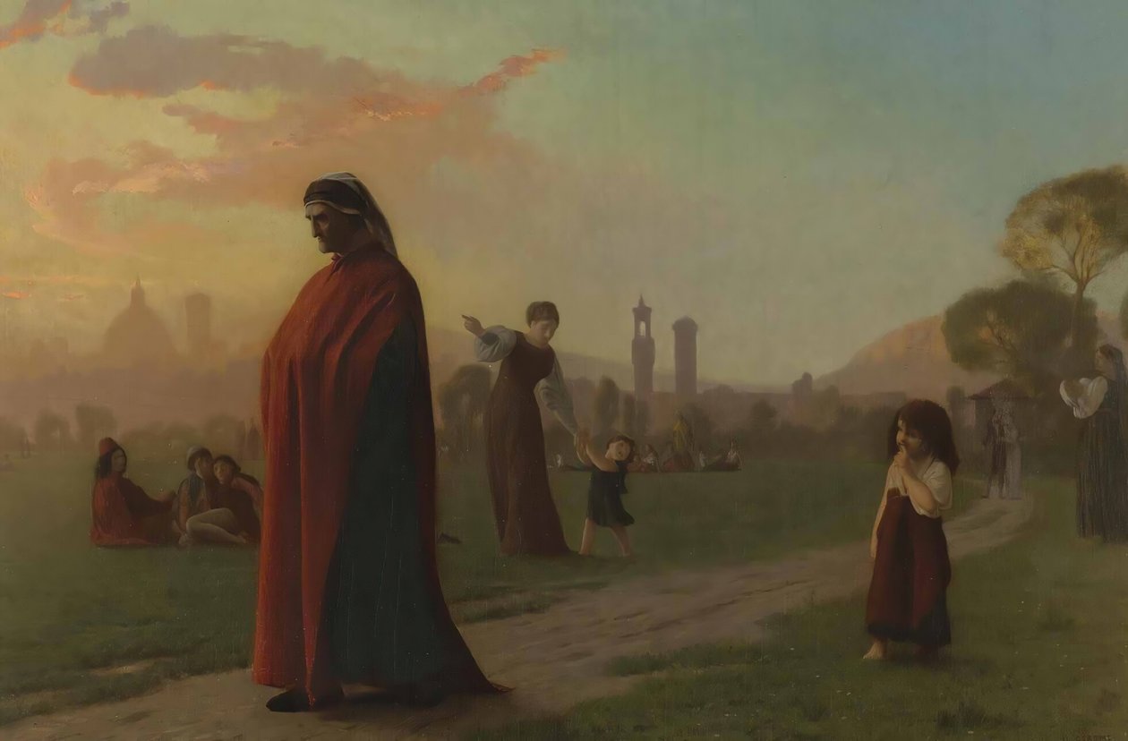 Dante Cehennemi Gördü, 1864. by Jean Leon Gerome