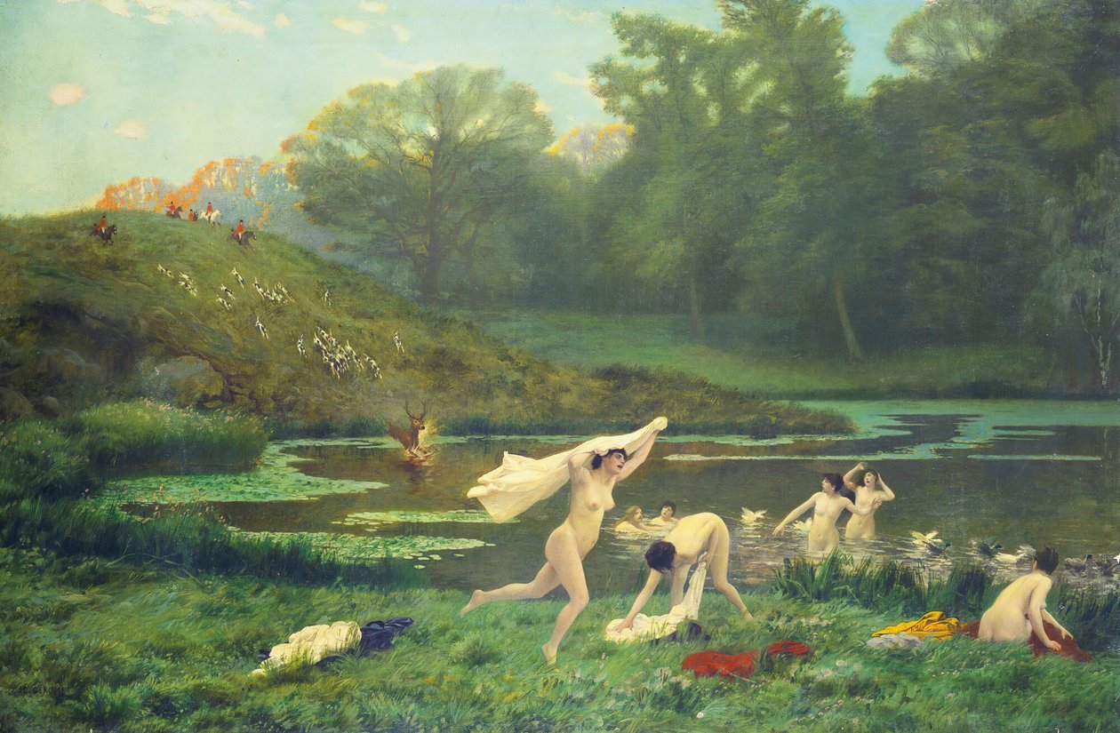 Diana ve Aktaeon by Jean Leon Gerome