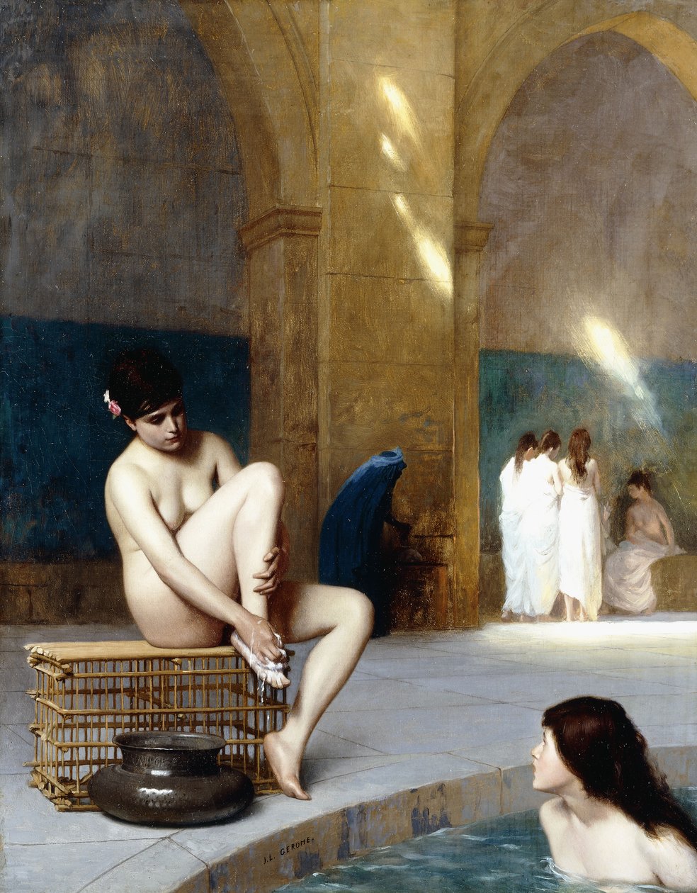 Çıplak Kadın, 1889 dolayları by Jean Leon Gerome