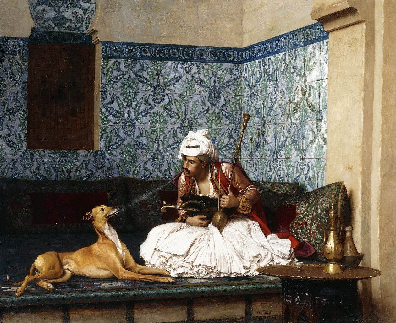 Birazcık eğlence by Jean Leon Gerome