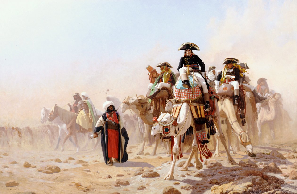 Napolyon ve Genelkurmay Başkanlığı by Jean Leon Gerome