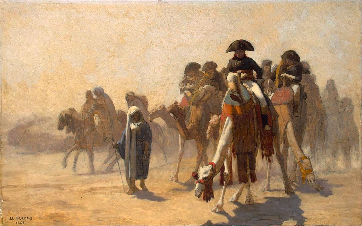 Napolyon Mısır'da, 1863. by Jean Leon Gerome
