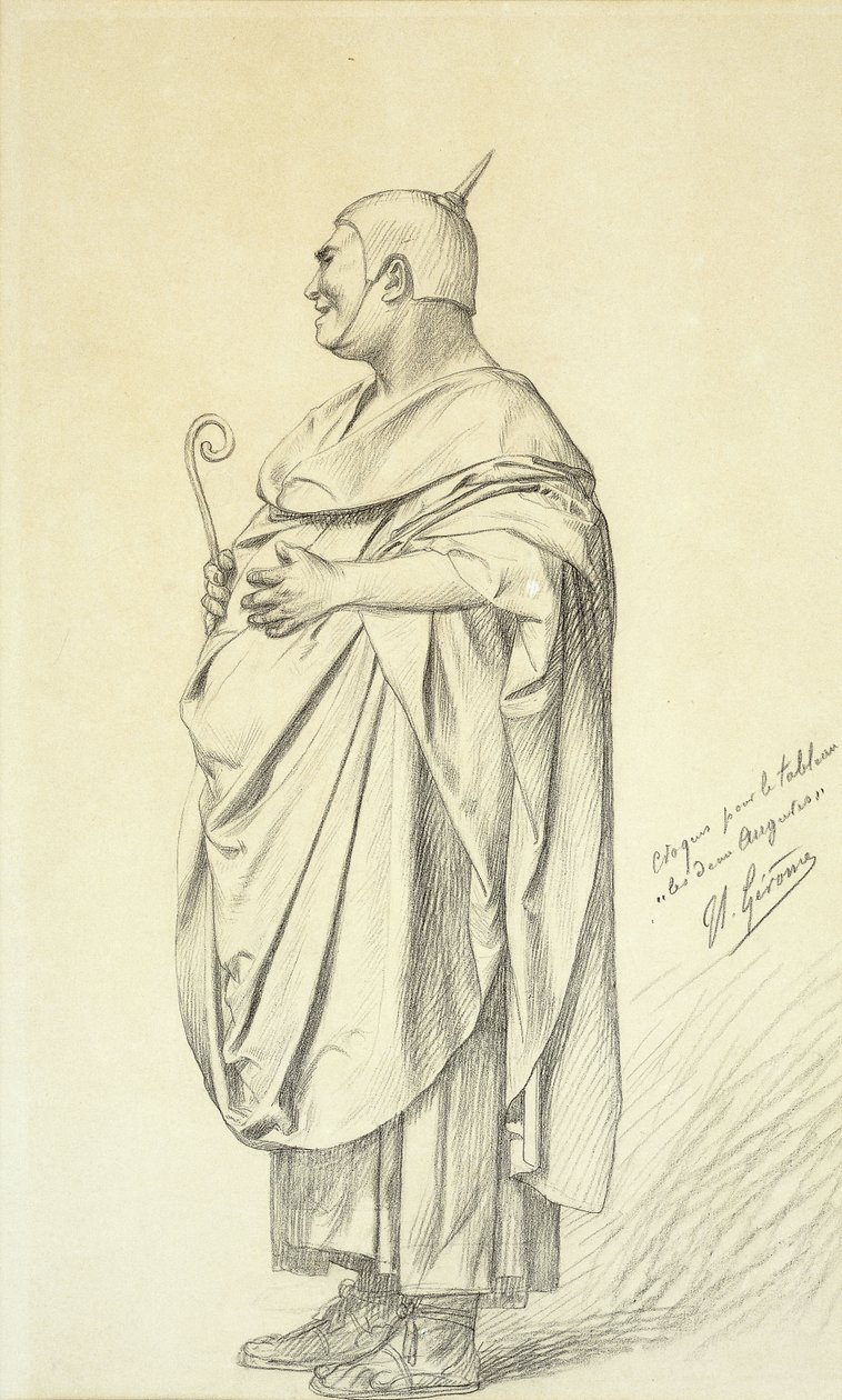 İki Augurs için Çalışma, by Jean Leon Gerome