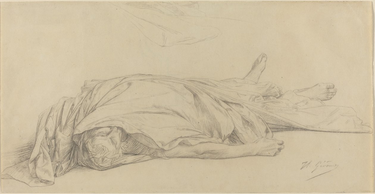 Ölü Sezar by Jean Leon Gerome