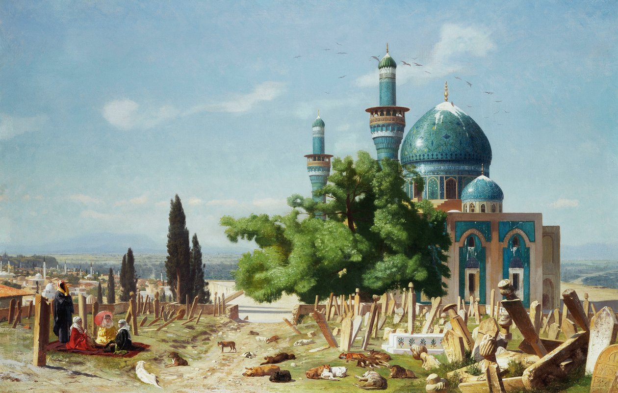Dinlenme Alanları, Brousse by Jean Leon Gerome
