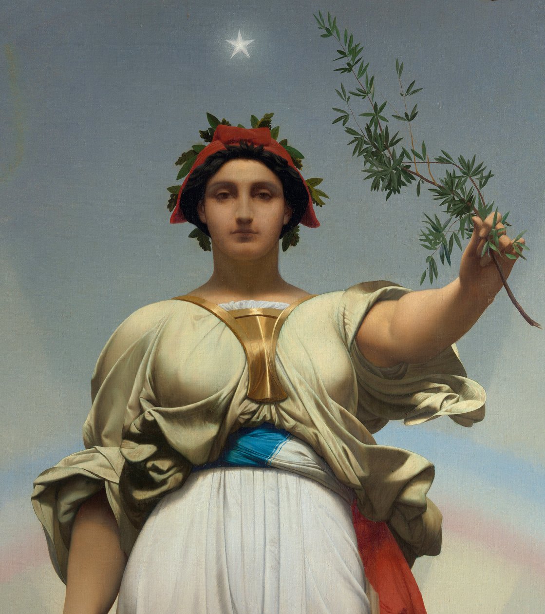 Cumhuriyet Gerome Jean Leon (1824 - 1904) (alegori - 1848); Mairie des Lilas by Jean Leon Gerome